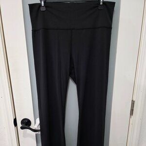 Prana Black Flared Wide Leg Yoga Pants Women’s XL